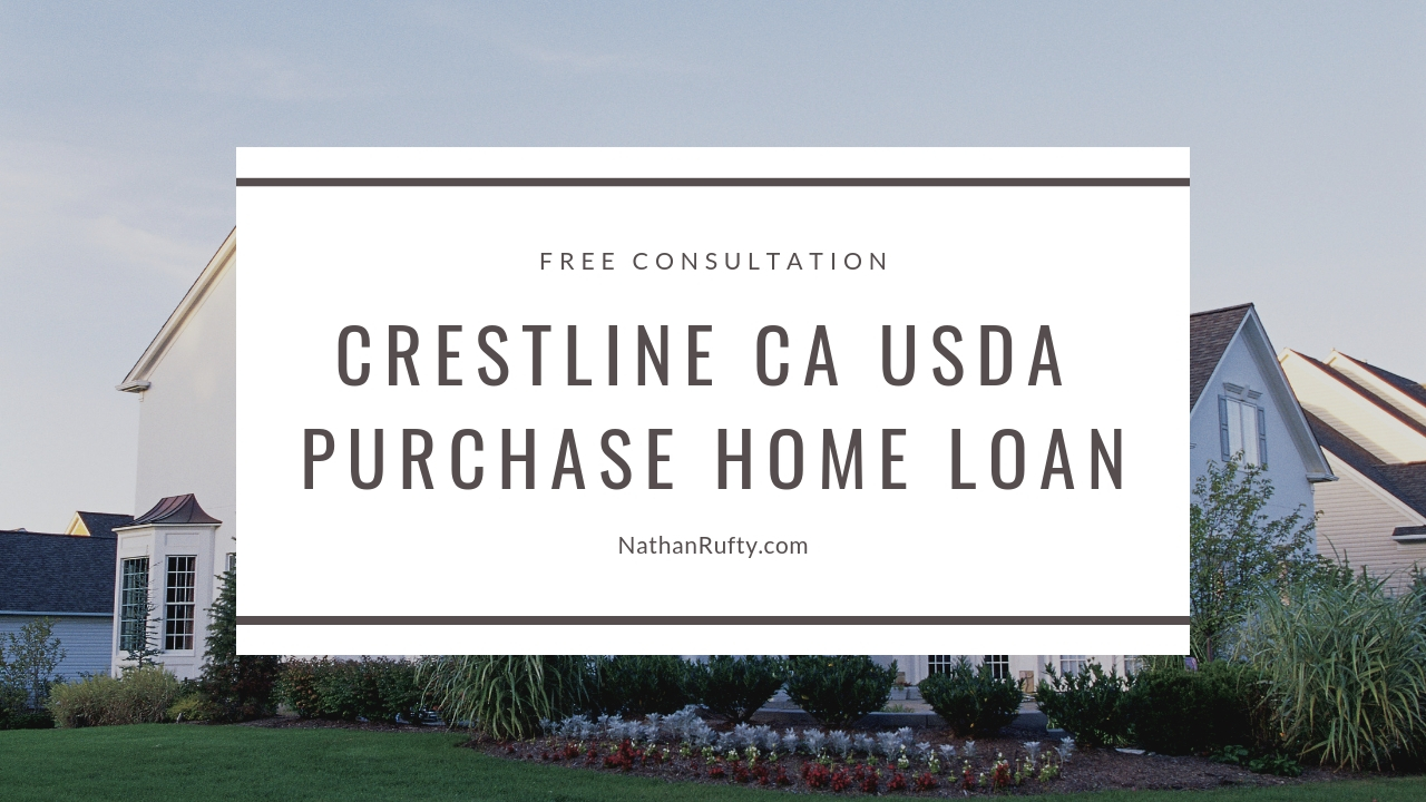 Crestline CA USDA purchase home loan
